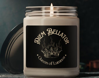Spark Of The Everflame Candle 9oz LICENSED Penn Cole Merch Kindreds Curse Saga Lumnos Diem Bellator Luther Corbois Booktok bookish candle