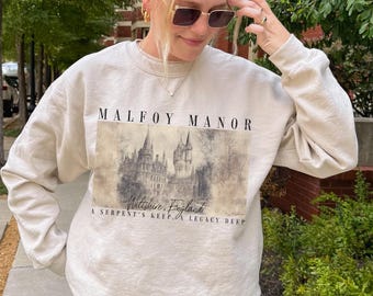 Dramione sweatshirt Fanfiction Manacled merch Dramione crewneck fanfic sweater Dracotok gift Wizard world Dark Academia