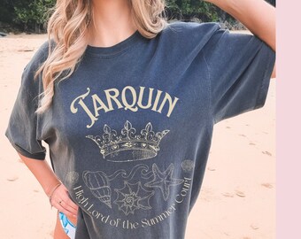 Officially Licensed Summer Court ACOTAR Comfort Colors shirt, Tarquin High Lord Summer Court Adriata Sarah J Maas merch, ACOMAF tee