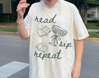 Book girl summer funny cocktail shirt Martini shirt Hot girls read books smut reader book club merch book girlie preppy things soft girl