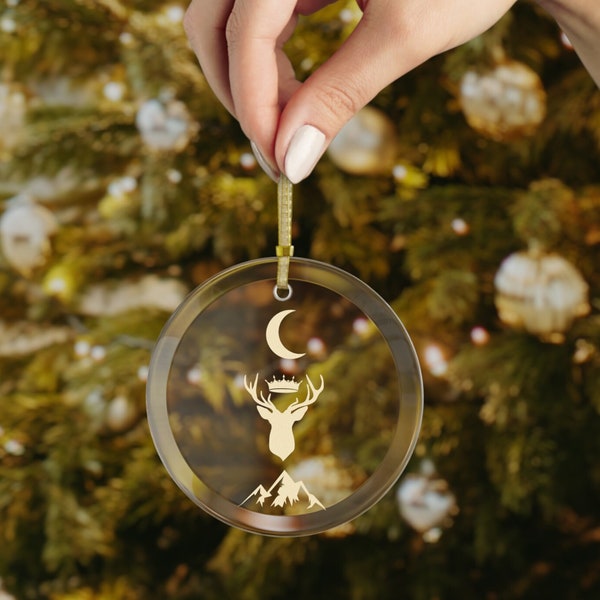 Book lover Romantasy Universe Glass Ornaments, bookish Ornament, book lover Christmas gift