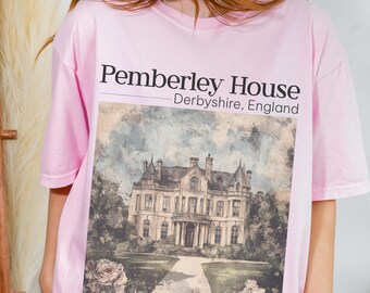 Pemberley est 1813 Pride and Prejudice tee Jane Austen merch Comfort Colors shirt most ardently Fitzwilliam Darcy Classic Literature Apparel