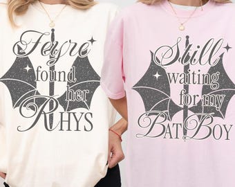 ACOTAR bachelorette shirt acotar bridesmaid Comfort Colors tshirt LICENSED SJM merchandise funny rhysand bat boys fan club bridal shower tee