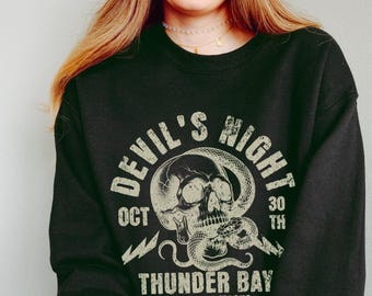 Devils Night sweatshirt devil's night book merch, dark romance four horsemen bookish booktok smut reader spicy smutty books merch sweater