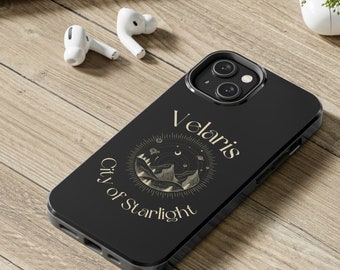 Velaris Phone Case, ACOTAR iPhone 11 12 13 14 Sjm Officially Licensed Sarah J. Maas Merch Throne Of Glass Phone Case Bookish Azriel Rhysand