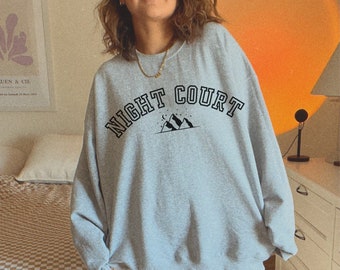 Night Court ACOTAR sweatshirt, Velaris Rhysand sweater Officially Licensed SJM merch, Feyre & Rhysand, Cassian Azriel Bat Boys booktok HOFAS