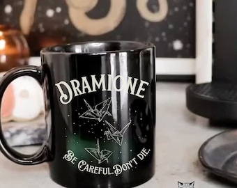 Dramione Ceramic Mug, 11oz Manacled Fanfiction reading cup, Booktok Bookish girft Dark Academia book club mug Dracotok