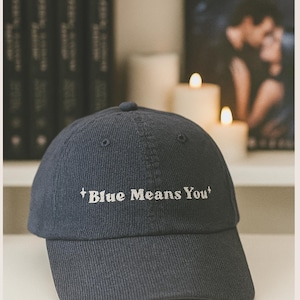 Cappello ricamato Zodiac Academy Cappello da lettore libresco Il blu significa che sei un regalo Zodiac Academy con licenza Lance Orion Darcy Vega Aurora Academy