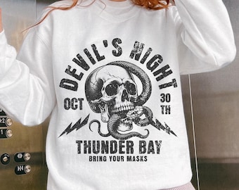Devils Night sweatshirt devil's night book merch, dark romance four horsemen bookish booktok smut reader spicy smutty books merch sweater
