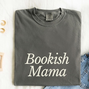 Bookish mama reading shirt book mom Comfort Colors tee booktrovert t-shirt bookish apparel book lover gifts for women mothers day wife gift
