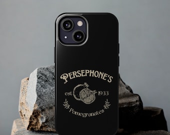 Persephone Dark Academia Phone Case, Greek mythology iPhone 11 12 13 14 Light academia Phone Case Persephone Pomegranate Hades Demeter
