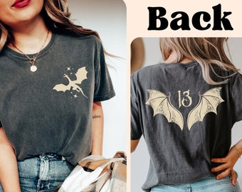 The Thirteen Abraxos Comfort Colors® shirt, Manon Blackbeak tee Officially Licensed Sarah J Maas SJM TOG Throne of Glass bookish merch smut