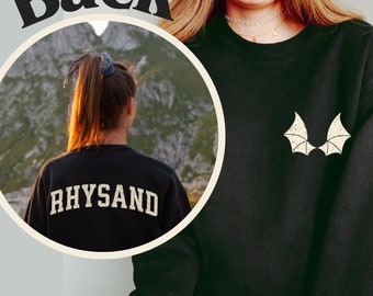 Rhysand Sweatshirt ACOTAR sweater Licensed SJM merch feyre and rhysand Bat Boys Rhysand Azriel Cassian Velaris maas universe acotar crewneck