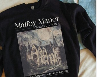 Dramione era Manacled Sweatshirt, Fanfiction Manacled merch Dramione crewneck reading sweater smut Dracotok gift Wizard world Dark Academia