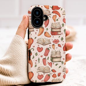 Spicy Book iPhone Case for Smutty Book Club Dark Romance Bookworms Enemies to Lovers BookTok Girls Morally Grey Shadow Daddy Reader Gift
