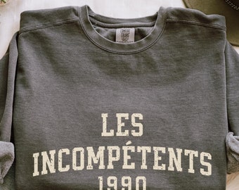 You're what the French call les incompetents Christmas Comfort Colors sweatshirt, Funny Home Alone sweater, Family Retro Holiday Movie Quote