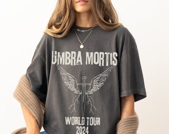 Umbra Mortis Crescent City Comfort Colors tee Hunt Athalar Bryce Quinlan House of Earth and Blood shirt HOSAB Lunathion SJM merch HOSAB gift