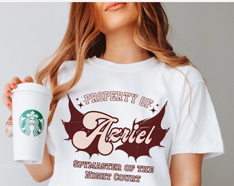 Azriel ACOTAR Comfort Colors shirt, Team Azriel Licensed SJM merch, Property of Azriel Shadowsinger Bat Boys booktok HOFAS Velaris tee
