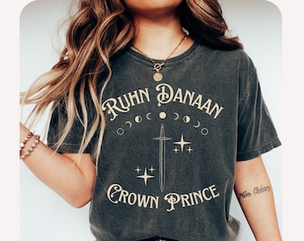 Ruhn Danaan Crown Prince Comfort Colors® tee acosf Crescent City shirt OFFICIALLY LICENSED Sarah J. Maas SJM Booktok Bookish Fandom Merch