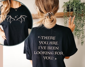 ACOTAR Feyre and Rhysand Comfort Colors shirt,  A Court Of Thorns and Roses tshirt, Sarah J Maas Licensed SJM merch, Bat Boys Night Court
