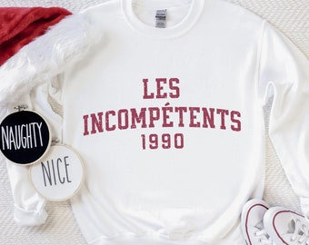 You're what the French call les incompetents Christmas sweatshirt, Funny Home Alone sweater, Family Retro Holiday Movie Kevin Mccallister