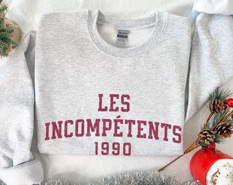 You're what the French call les incompetents Christmas sweatshirt, Funny Home Alone sweater, Family Retro Holiday Movie Kevin Mccallister