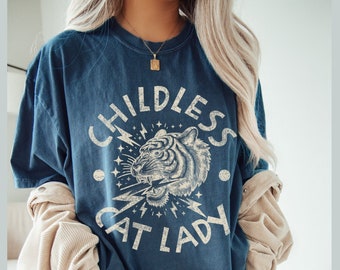 Childless Cat Lady Kamala Harris shirt Democrat Comfort Colors tshirt, Kamala Harris coconut meme shirt, Vote Election 2024 tee brat