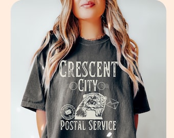 Crescent City Postal Service Comfort Colors® tee OFFICIALLY LICENSED Sarah J. Maas Sjm Merch House Of Earth And Blood Shirt Ruhn Danaan