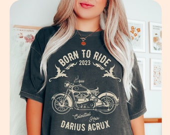 Darius Acrux Shirt Comfort Colors Zodiac Academy Motorcycle tshirt, Vega Twins tee Solaria LICENSED ZA merch Orion Caroline Peckham bookish