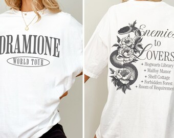 Dramione tour Manacled merch Fanfiction Comfort Colors shirt Enemies to lovers Wizard world tee Dracotok Dark Academia clothing manacle
