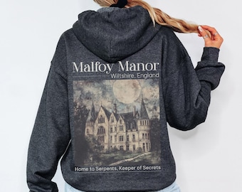 Dramione era Manacled Zip Hooded Sweatshirt Manacled merch Dramione hoodie Dark Academia clothing gift for Readers Booktok Bookish shirt