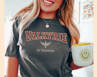 Valkyrie in training shirt Comfort Colors® ACOTAR tee Nesta Archeron LICENSED Sarah J Maas SJM Booktok bookish merch The Night Court Velari