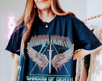Umbra Mortis Crescent City Comfort Colors tee Hunt Athalar Bryce Quinlan House of Earth and Blood shirt HOSAB Lunathion SJM merch HOSAB gift
