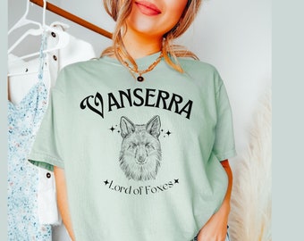 Lucien Vanserra Fox Boy SJM Comfort Colors® tee Officially LICENSED Sarah J. Maas merch Lucien Acotar Shirt Romance Reader Smut reading