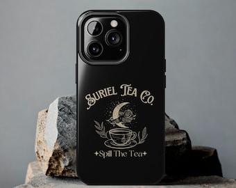 Suriel tea Co. ACOTAR Phone Case, SJM Merch iPhone 11 12 13 14 Sjm Officially Licensed Sarah J. Maas Velaris Phone Case Bookish gift for her