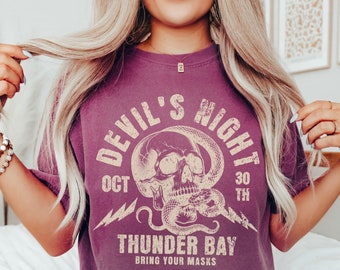 Devils Night Comfort Colors shirt, Four Horsemen tee, Dark Romance Bookish Booktok Smut spicy Smutty books Merch, Morally grey tshirt