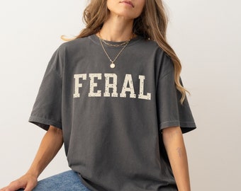 In my Feral Era Trash Reader Smut Comfort Colors shirt, Feral Cowgirl western tshirt, Bookworm book club bookish reading spicy books reader