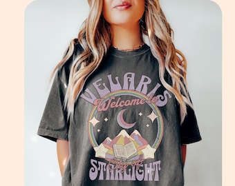 Velaris City Of Starlight shirt LICENSED ACOTAR Comfort Colors tshirt, SJM merch The Night Court tee, Court of Dreams Bat Boys Rhysand Feyre