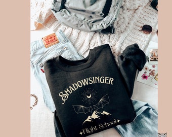 Azriel Shadowsinger acotar sweatshirt, OFFICIALLY licensed Sarah J. Maas SJM sweater Bat Boys Wings Fan club Smut spicy book reader gift