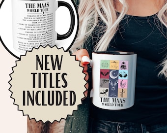 The Maas World Tour MUG TOG merch  bookish Accent Mug, 11oz book lover fandom merch