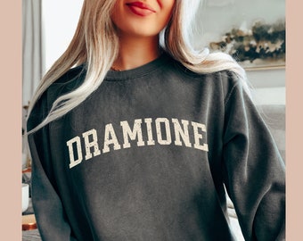 Sudadera Dramione Manacled Comfort Colors, suéter Dramione Fanfiction, camisa Wizard School Merch Booktok Bookish, ropa Dark Academia