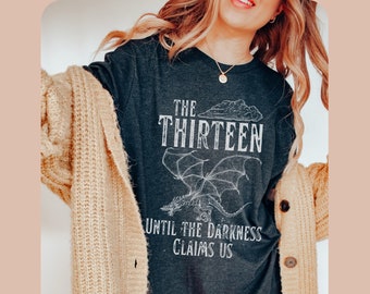 Throne of Glass shirt, The Thirteen Manon Blackbeak Abraxos tee OFFICIALLY LICENSED Sarah J. Maas Sjm Tog Merch We are the Thirteen Booktok