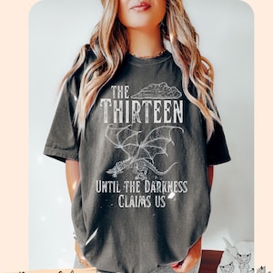 Throne of Glass Comfort Colors® shirt, The Thirteen Manon Blackbeak OFFICIALLY LICENSED Sarah J. Maas Sjm Tog Merch Smut Spicy Books Reader