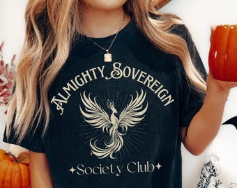 Zodiac Academy Shirt Comfort Colors tee Almighty Sovereign Society club ASS LICENSED ZA merch Tory Darcy Vega Twins Caroline Peckham booktok