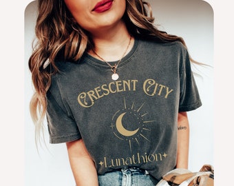 Crescent City Lunathion Comfort Colors® tee OFFICIALLY LICENSED Sarah J. Maas Merch House of Earth and Blood shirt SJM Booktok Acomaf Gift