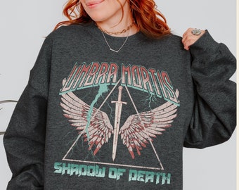 Umbra Mortis Crescent City sweatshirt Hunt Athalar OFFICIALLY licensed Sarah J. Maas sweater Bryce Quinlan SJM Merch House Of Earth & Blood