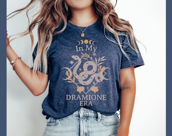 Dramione shirt, geboeid fanfictie fanfic Dramione tijdperk lezing tee, Dracotok shirt Booktok leesgrage cadeau donkere Academia kleding boekenliefhebber