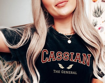Cassian ACOTAR Comfort Colors® shirt OFFICIALLY Licensed Sarah J Maas merch SJM booktok bookish tee Illyrian Bat Boys Wings Fan Club smut