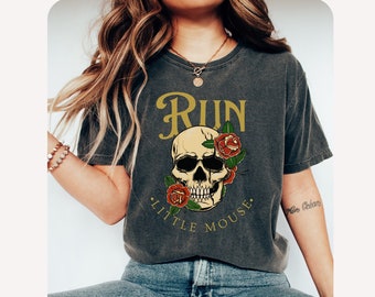 Run Little Mouse Comfort Colors® tee Dark Romance Reader Merch Bookish Booktok Smut Spicy book reader book club