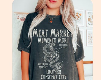 Crescent City Comfort Colors® tee, House of Earth and Blood shirt HOSAB Lunathion, Bryce Quinlan SJM booktok merch, Ruhn Danaan Starborn